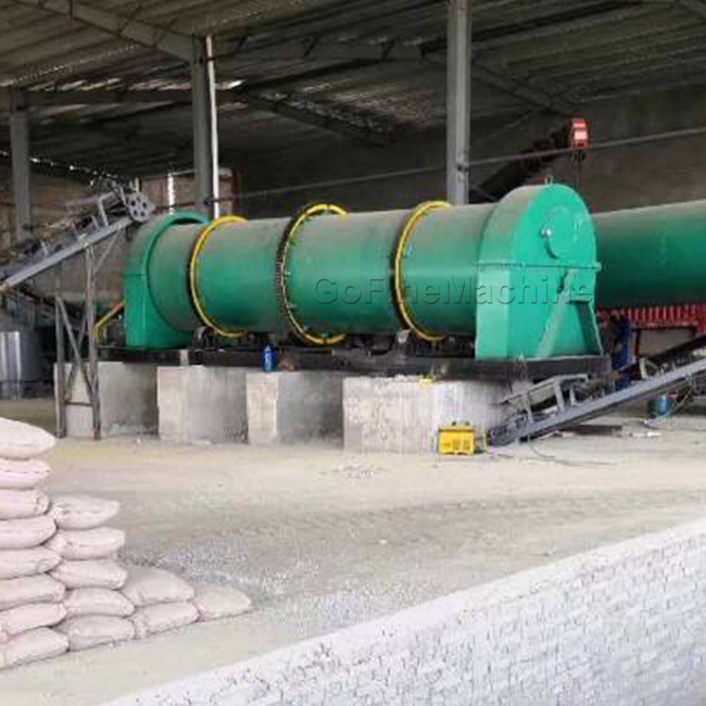 Rotary Drum Churning Granulator Compound Fertilizer Granules Production Line
