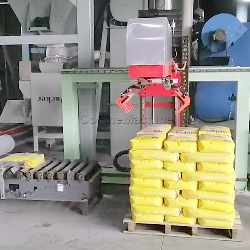 Production line small flexible handling robot palletizer