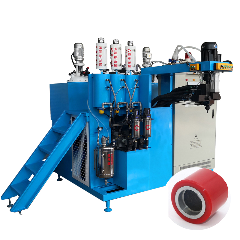 Chinese Professional Cold Storage - Forklift Omni Wheel 5000RPM Polyurethane Casting Machine – Polyurethane
