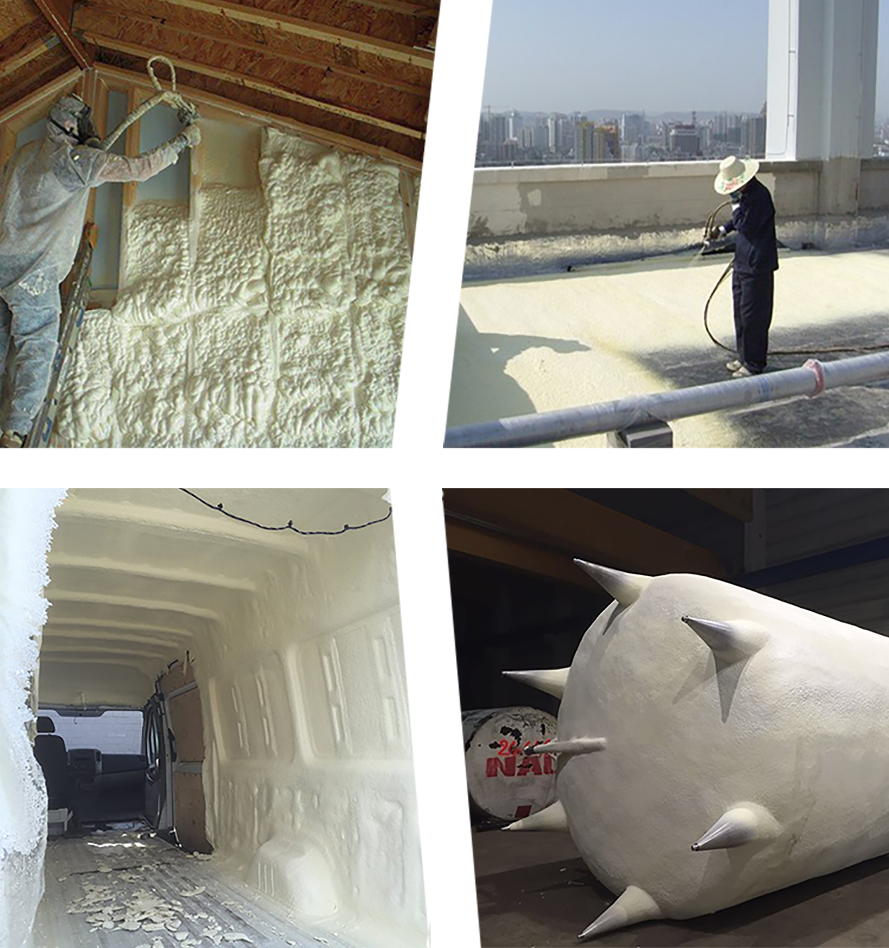Application Of Foam Spraying Machine In Thermal Insulation Field