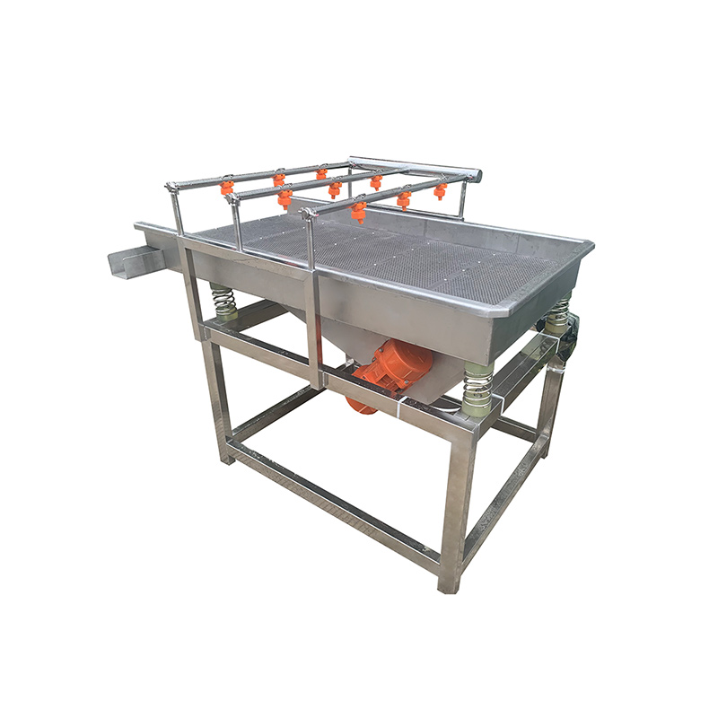 Factory Outlets Radish Cleaning Machine – Vibratory draining machine distributing machine – Ligong