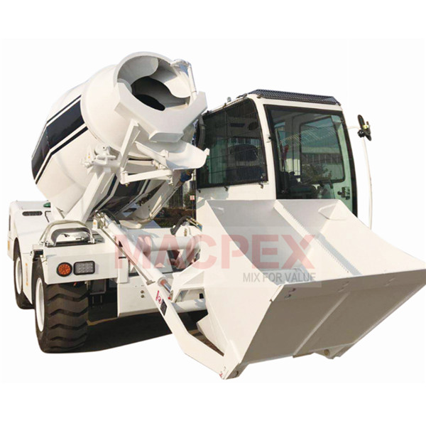 Professional China Self-Propelled Small Concrete Mixer Truck In China - Self-loading concrete car mixer – Macpex detail pictures