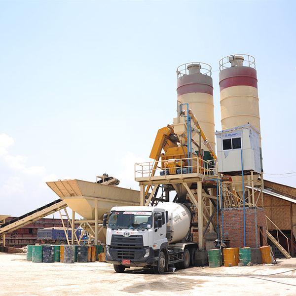 One of Hottest for Mobile Batching Plant - Skip lifted type HZS75 Concrete batching plant – Macpex detail pictures