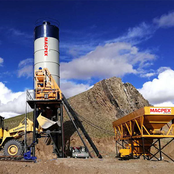Fixed type HZS25 small capacity concrete mixing plant Featured Image