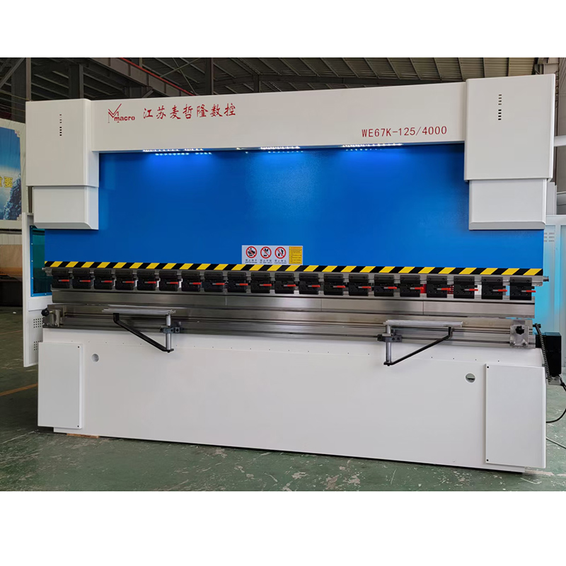 Special Design for 65 Press Brake Tools/Press Brake Machine Tools - CNC Cyb Touch12 controller 4+1 axis WE67K-125T/4000mm hydraulic press brake machine – Macro