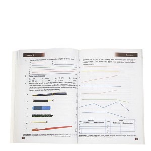 Factory wholesale custom full color  textbooks printing educational mathematics for senior Secondary schools
