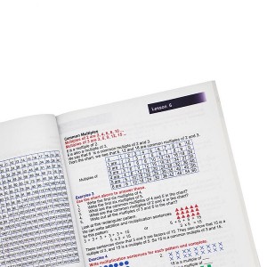 Factory wholesale custom full color  textbooks printing educational mathematics for senior Secondary schools