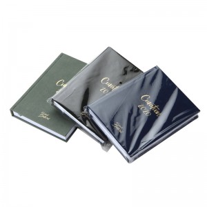 Professional hardcover journals custom logo cloth notebook gratitude leather journal printing custom