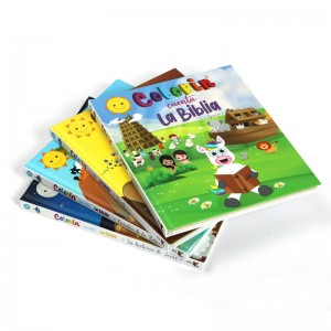 Professional custom hardcover slipcase book kit childrens/child book printing