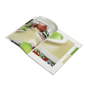 Customized home living room decoration magazine printing coffee table book publishing