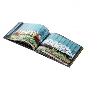 High quality a4 full color photograph art photo book printing softcover