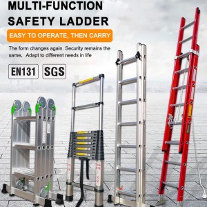 Multi-purpose Ladder Gs Aluminum Step Ladder Two Section Aluminum Extension Ladder