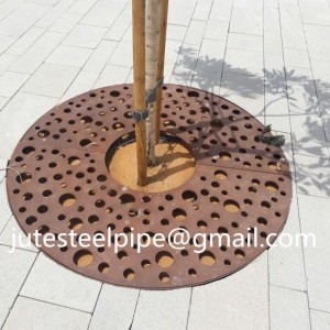 Laser production and processing of weather resistant steel landscape sculpture corten steel cladding price