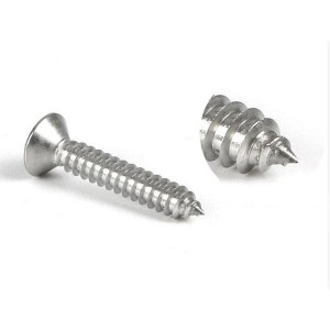 Stainless Steel cross recessed countersunk head self-tapping screw DIN7982