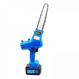 21v Electric cordless mini chain saw with battery
