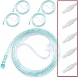 Oxygen Swivel Tubing Connector For Nasal Oxygen Tube