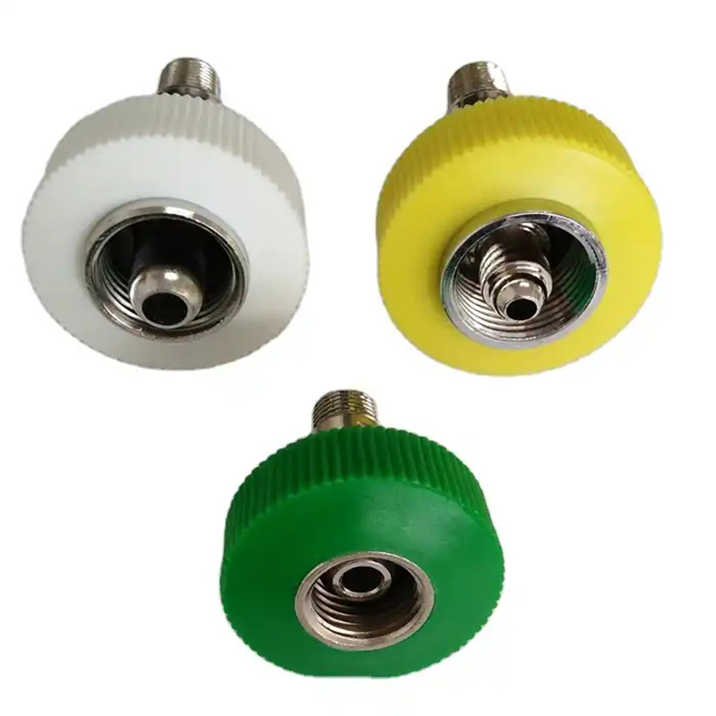 Medical Gas Connector for Oxygen Flow Meter Outlet With Diss Adapter (1)