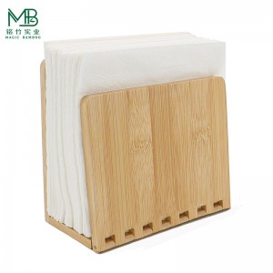 Bamboo Kitchen Table Napkin Holder