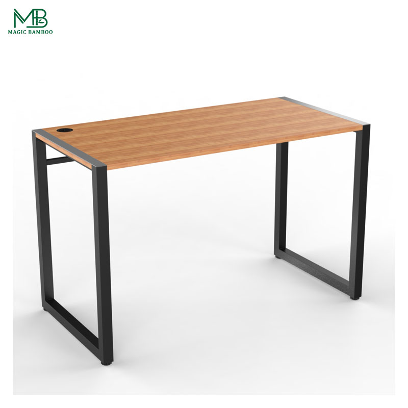 Багатофункціональний письмовий стіл з бамбука. Великий домашній стіл
