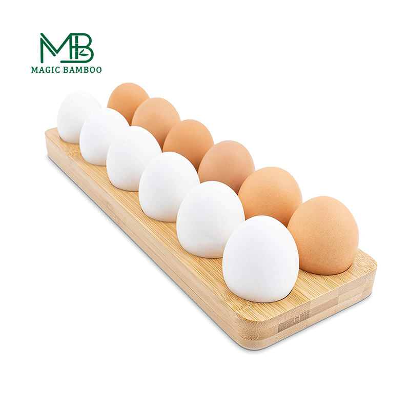 Protect your eggs with the Bamboo Egg Guard Safe Storage Rack