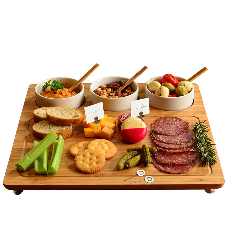 Unleash your culinary creativity with a Bamboo Cheese Board – the perfect harmony of elegance and functionality