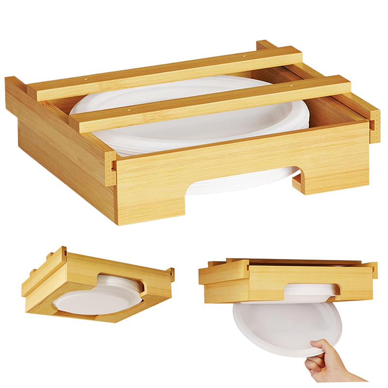 How to Store Paper Plates? A Bamboo Paper Plate Dispenser is Your Best Choice