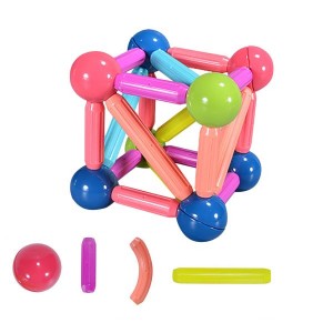 工場卸売のカスタマイズ可能な磁気玩具建物磁気棒玩具