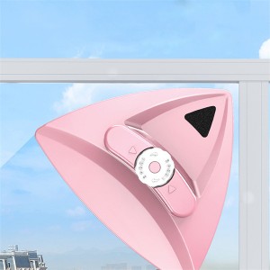 Glass Triangle insulating magic glass wiper washing double sided magnetic glass window cleaner tool