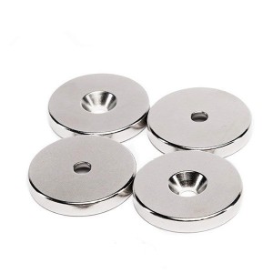 Countersunk Magnet Rare Earth N52 M5 Customized Sizes with Holes Wholesale