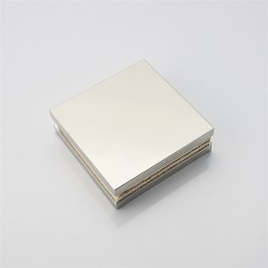 Wholesale al'ada N52 karfi magnet nickel plated high quality NdFeB square maganadisu