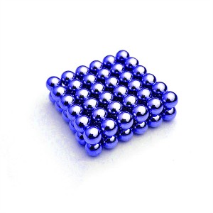 Neodymium magnet ball maganadisu cube tare da multicolor musamman girman