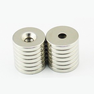 China Cheap Countersink Neodymium Magnet N35-N52 Factory