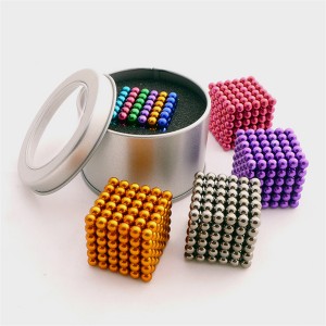 Multicolor ڪسٽمائيز 3mm / 4mm / 5mm مقناطيسي بالز
