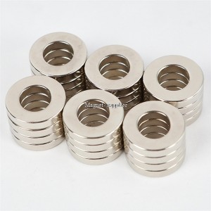Factory Wholesale Strong NdFeB Ring Magnet bi bihayê kêm