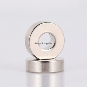 N52 දුර්ලභ පෘථිවි Neodymium Ring Magnets