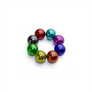 I-Multicolor Eyenziwe Ngezifiso 3mm/4mm/5mm Magnetic Balls