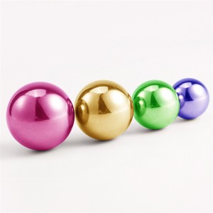 Bolas magnéticas de cores de varios tamaños por xunto de fábrica