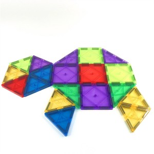 Feilich kleurrike ûntwikkelt kaaifeardigens Magnetyske tegels Set Game Toys