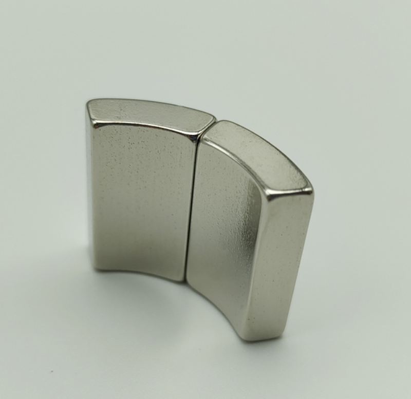 Good quality 2mm X 12mm Neodymium Magnet - Arc Magnet Neodymium Magnet  Motor magnet Ni-Cu-Ni coating – Hesheng