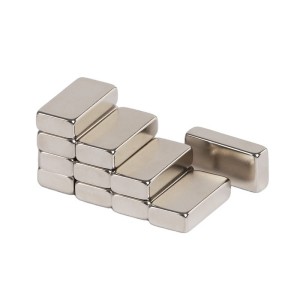 Magneta bloka neodymium ya rectangular Super N54