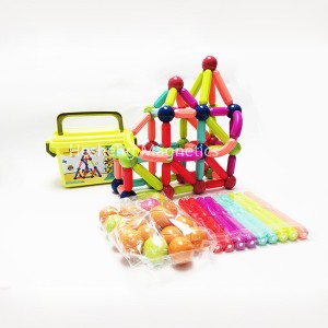 Shkopinj dhe topa magnetikë më të fortë plastikë ABS e klasës ushqimore me shumë ngjyra