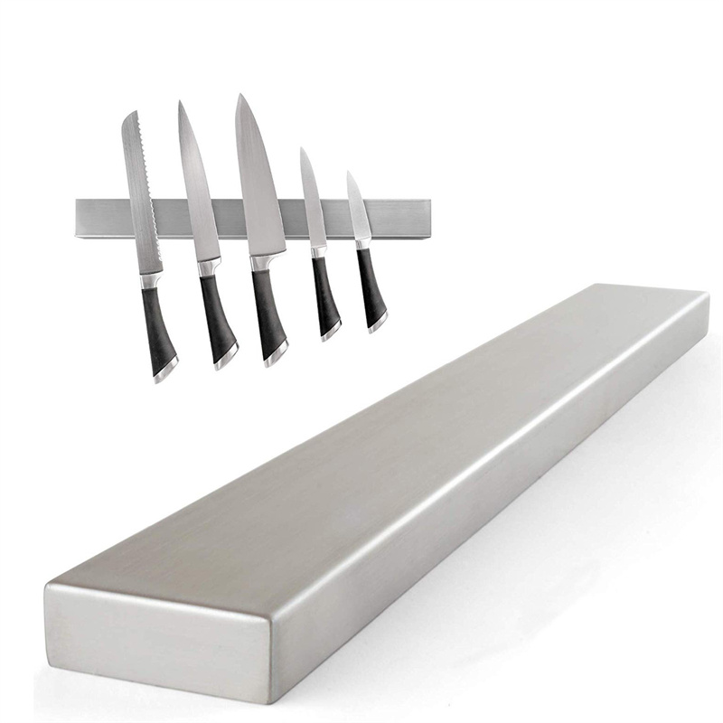 Stainless Steel Magnetic Knife Holder Strip Shape Featured Image
