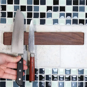 Walnut Magnetic Knife Bar Knife Holder Knife Rack