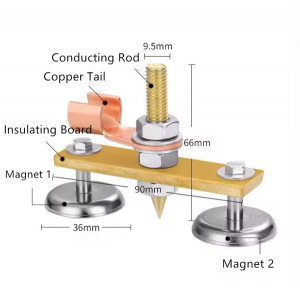 Magnesy spawalnicze Magnetyczny zacisk uziemiający Magnesy neodymowe