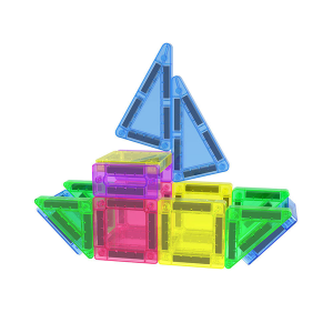 Travel Magnetic Construction Set Mini Magnetic Tiles Safe ABS Plastic