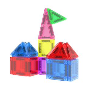 Travel Magnetic Construction Set Mini Magnetic Tiles Safe ABS Plastic