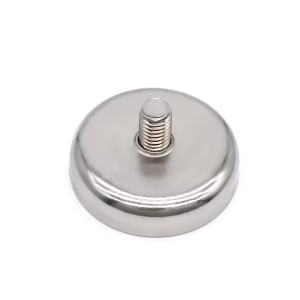 Magnetic Pot With Extermal Screw For Fixing Pot Magnet