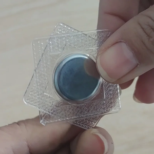 Permanent Sewing Single Pole Magnet Round Shape Neodymium Magnet