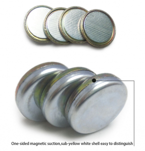 Custom Size Single Side Magnet Round neodymium Magnet with Iron