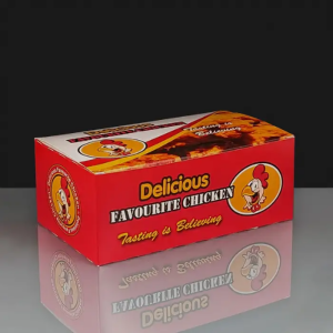 අභිරුචි මුද්‍රණ ලාංඡනය Fast Food Takeaway Fried Chicken Paper Food Box